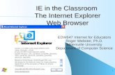 IE in the Classroom  The Internet Explorer Web Browser