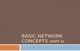 Basic network concepts  (Part 6)