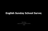 English Sunday School Survey