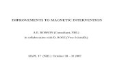 IMPROVEMENTS TO MAGNETIC INTERVENTION