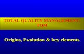 TOTAL QUALITY MANAGEMENT: TQM Origins, Evolution & key elements