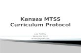 Kansas MTSS  Curriculum Protocol