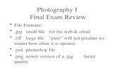 Photography I  Final Exam Review