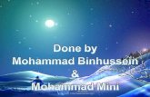 Done by Mohammad  Binhussein & Mohammad Mini