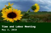 Time and Labor Meeting