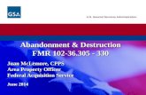 Abandonment & Destruction FMR 102-36.305 - 330