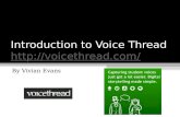Introduction to Voice Thread voicethread
