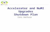 Accelerator and NuMI Upgrades Shutdown  Plan