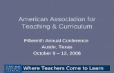 American Association for Teaching & Curriculum