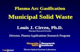 Plasma Arc Gasification  of Municipal Solid Waste