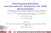 Developing Baseline Socioeconomic Scenarios for V&A Assessments