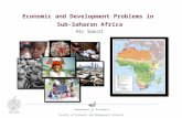 Economic and Development Problems in  Sub-Saharan Africa