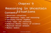 Chapter 9 Reasoning in Uncertain Situations