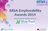 ERSA Employability Awards 2014