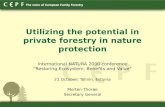 Utilizing the potential in private forestry in nature protection