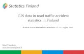 GIS data in road traffic accident statistics in Finland
