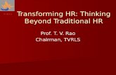 Transforming HR: Thinking Beyond Traditional HR