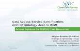 Data  Access Service  Specification:  RDF(S ) Ontology Access Draft