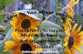 Frankfort- Schuyler Middle School  Art Department D. Shuster dshuster@frankfort-schuyler