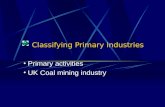 Classifying Primary Industries