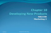 Chapter 10 Developing New Products