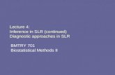 Lecture 4: Inference in SLR (continued) Diagnostic approaches in SLR