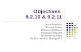 Objectives  9.2.10 & 9.2.11