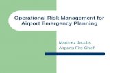 Operational Risk Management for Airport Emergency Planning
