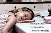 Principles for  Re-Education -- Thomas Hobbs