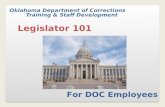 Oklahoma Department of Corrections Training & Staff Development