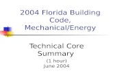 2004 Florida Building Code, Mechanical/Energy