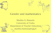Gender and mathematics