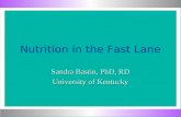 Nutrition in the Fast Lane