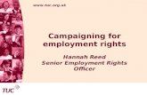 Campaigning for employment rights