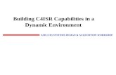 Building C4ISR Capabilities in a Dynamic Environment