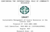 CONFIRMING THE INTERNATIONAL ROLE OF COMMUNITY RESEARCH SMART
