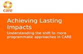 Achieving Lasting Impacts