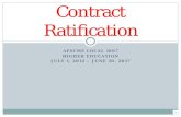 Contract Ratification Vote