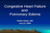 Congestive Heart Failure and  Pulmonary Edema