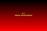 5.1 Alkene Nomenclature