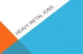 Heavy metal ions