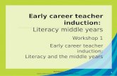 Early career teacher induction: Literacy and the middle years