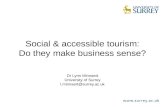 Social & accessible tourism: Do they make business sense?