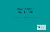 How many? Up to 20 LO: Respond to the question how many (P7c)