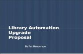 Library Automation Upgrade Proposal
