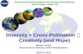 Diversity + Cross-Pollination    Creativity (and Hope)