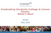 Graduating Students College & Career Ready: What’s Next