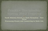 Practice Discipleship Spring 2012 Training