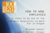 HOW TO WOW  EMPLOYEES