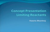 Concept Presentation Limiting Reactants